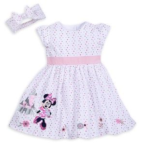 Disney Parks Minnie Mouse Castle Dress 3-6 months